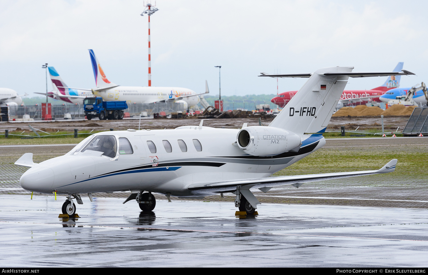 Aircraft Photo of D-IFHD | Cessna 525 CitationJet M2 | AirHistory.net #423322