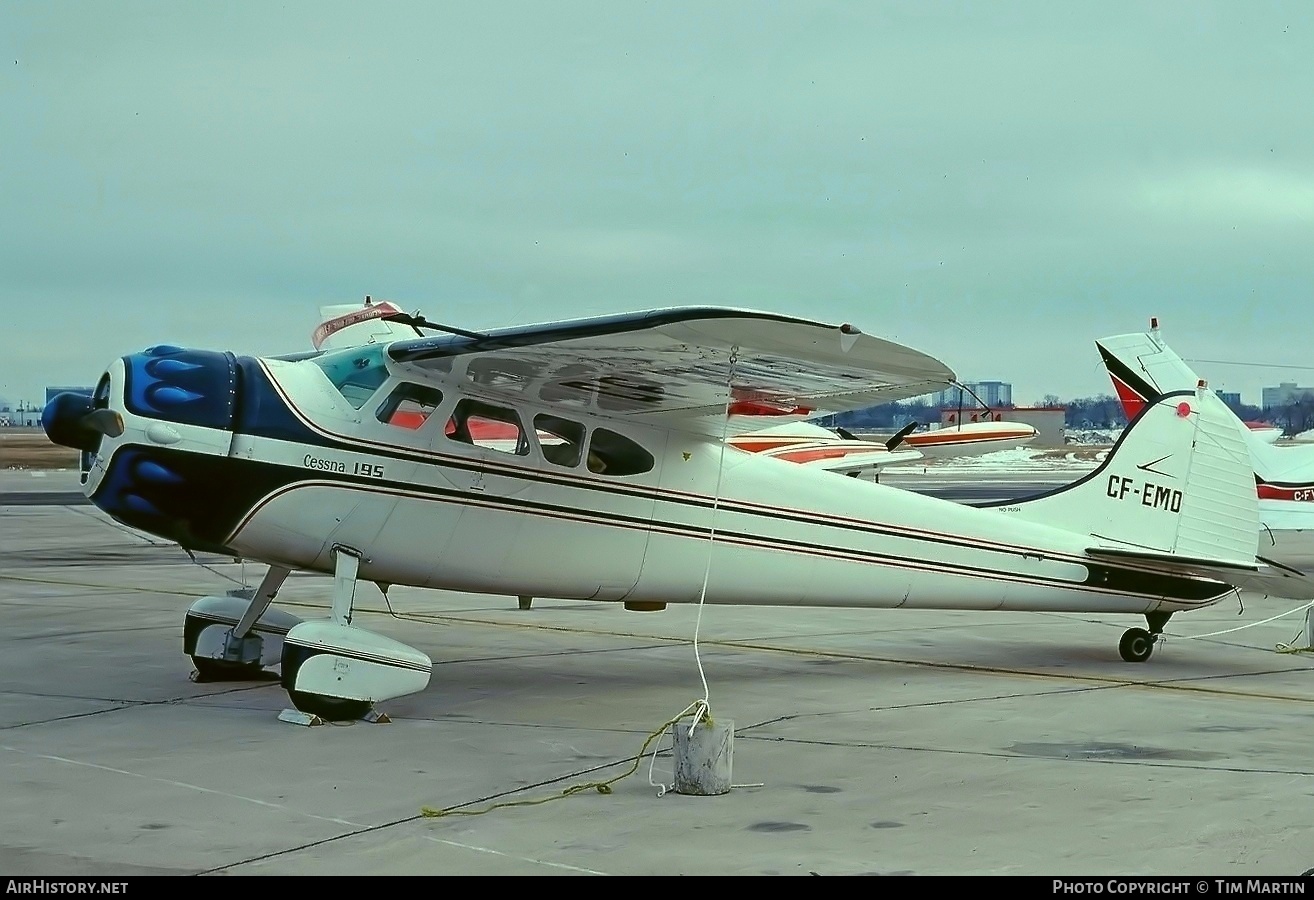 Aircraft Photo of CF-EMO | Cessna 195 | AirHistory.net #423379