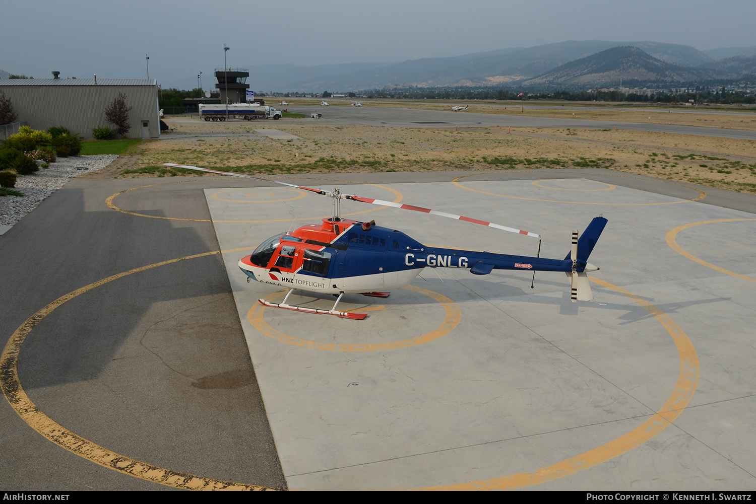 Aircraft Photo of C-GNLG | Bell 206B JetRanger II | Canadian Helicopters | HNZ Topflight | AirHistory.net #423381