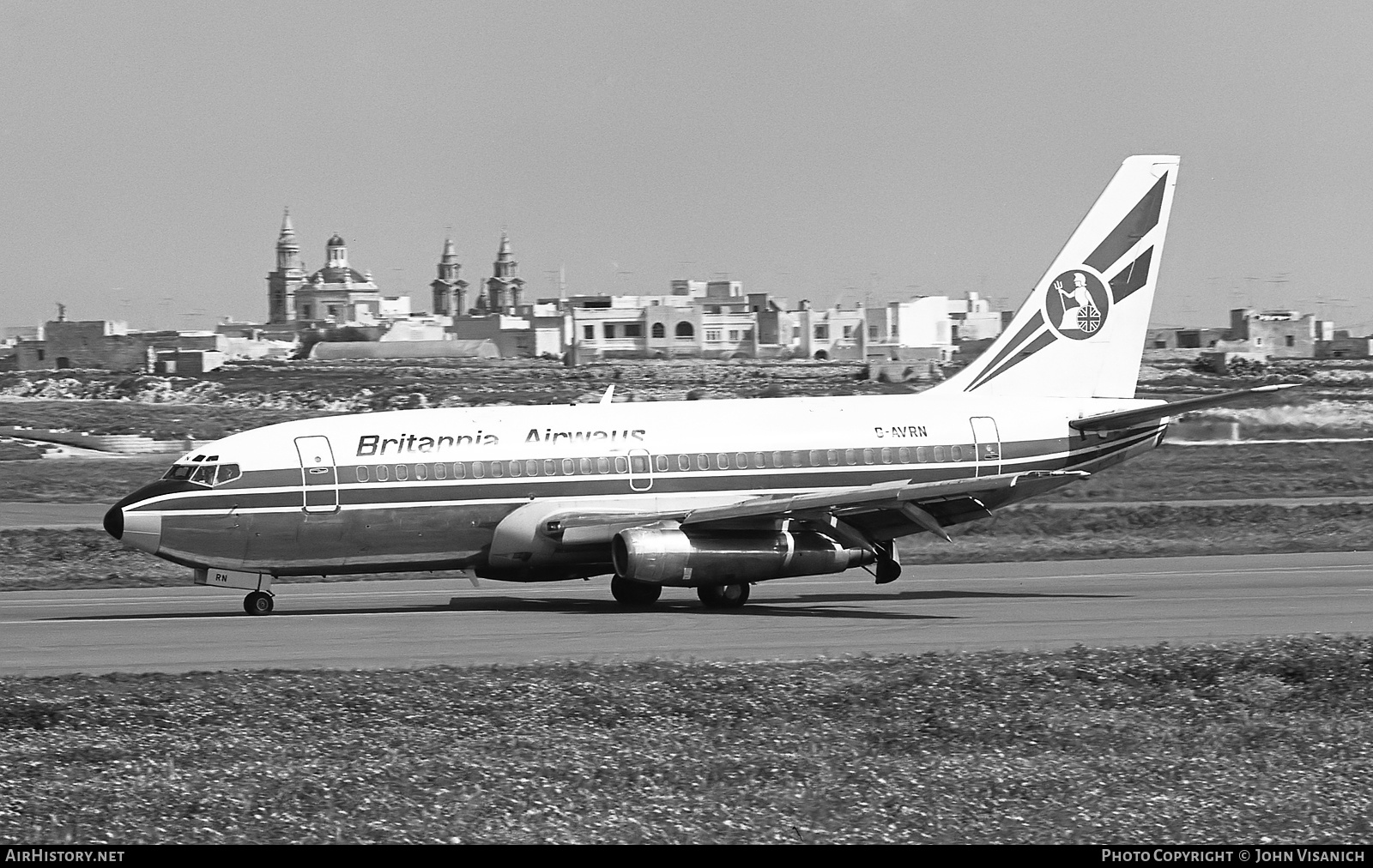 Aircraft Photo of G-AVRN | Boeing 737-204 | Britannia Airways | AirHistory.net #423390