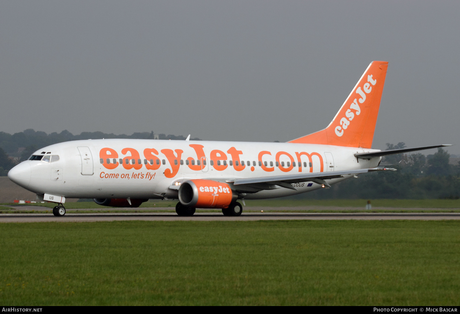 Aircraft Photo of G-ODUS | Boeing 737-36Q | EasyJet | AirHistory.net #423407