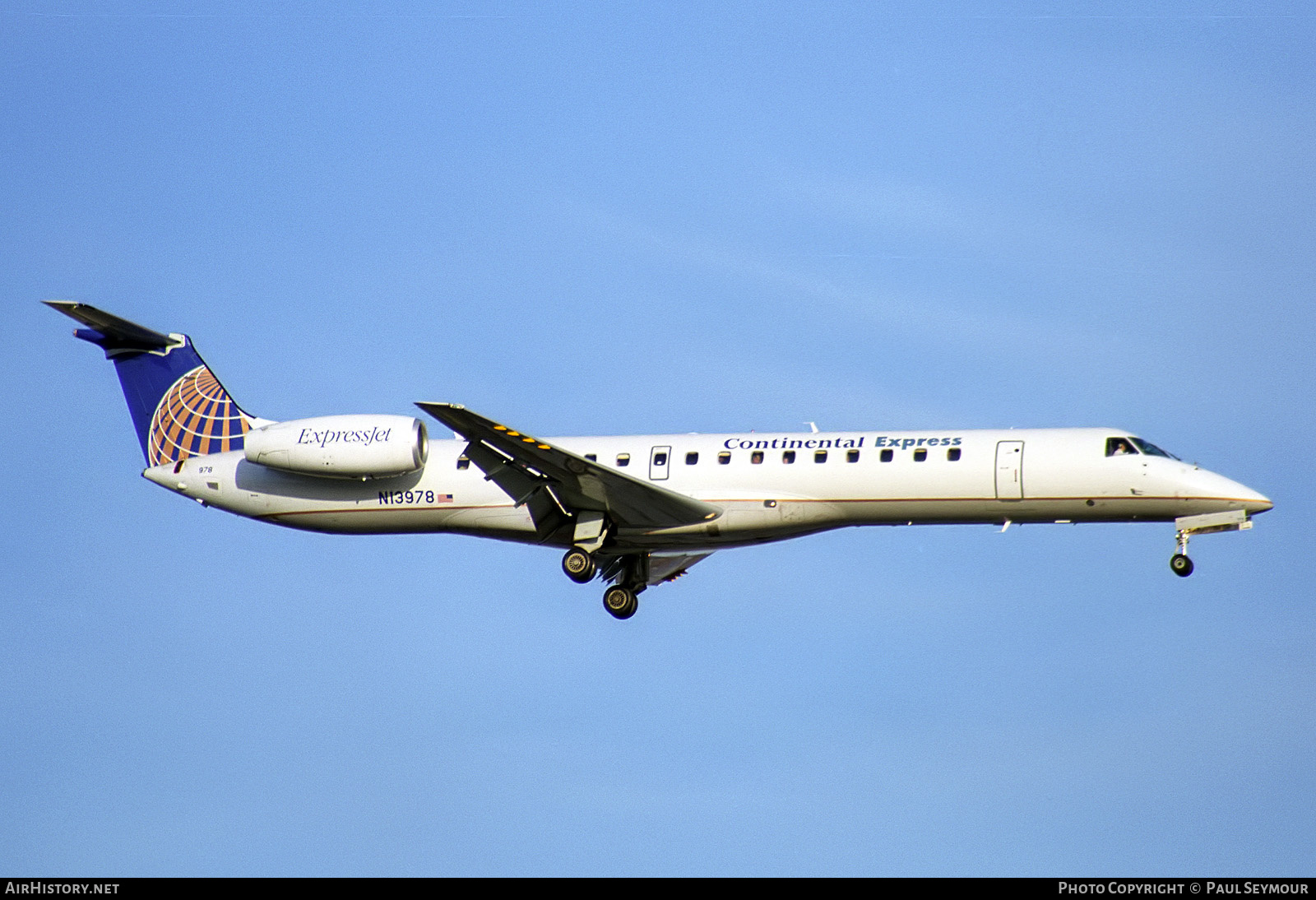 Aircraft Photo of N13978 | Embraer ERJ-145LR (EMB-145LR) | Continental Express | AirHistory.net #423408