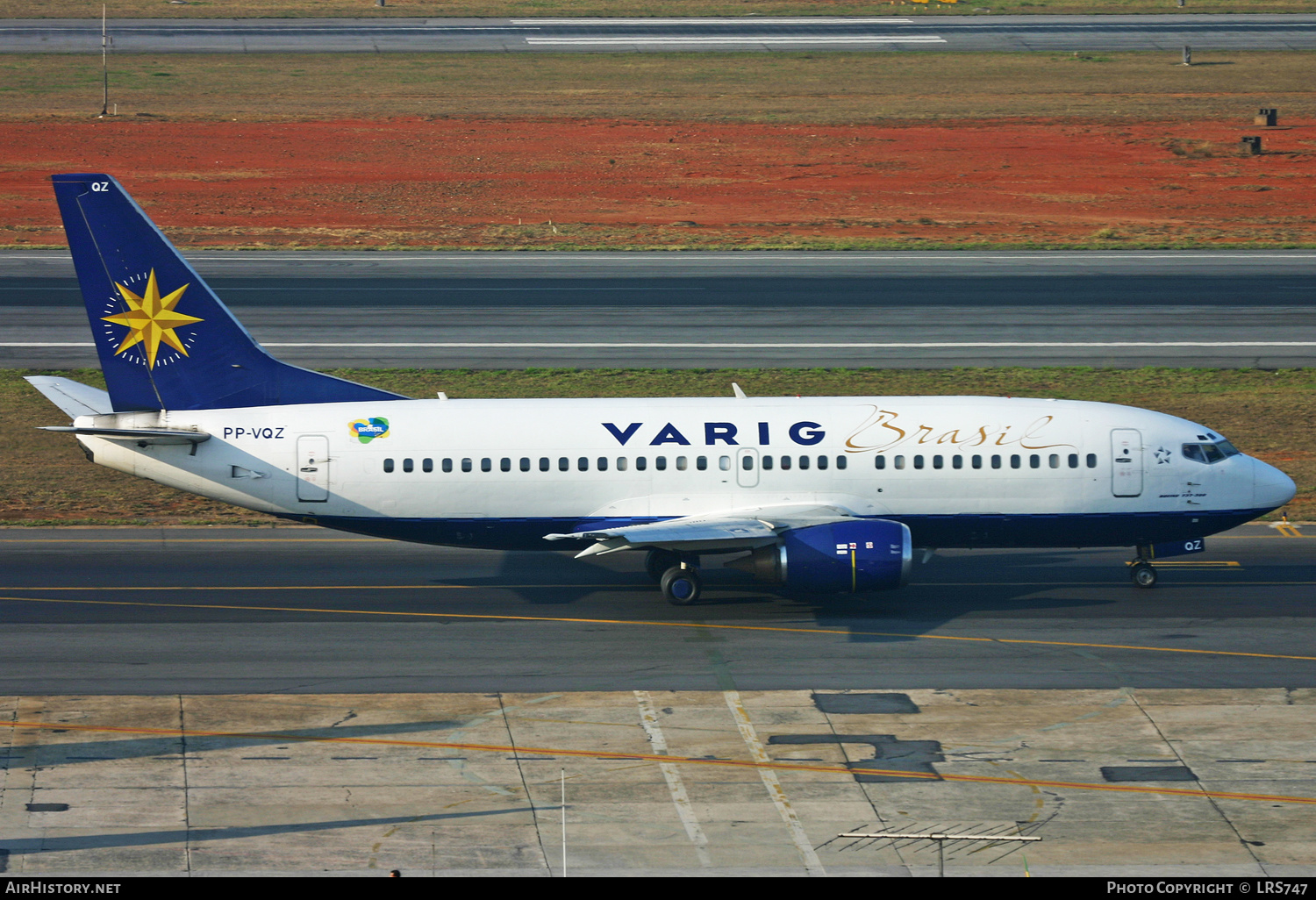 Aircraft Photo of PP-VQZ | Boeing 737-33A | Varig | AirHistory.net #423409