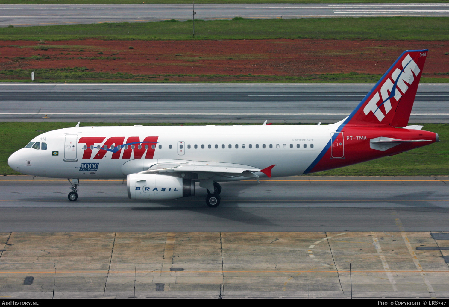 Aircraft Photo of PT-TMA | Airbus A319-132 | TAM Linhas Aéreas | AirHistory.net #423416