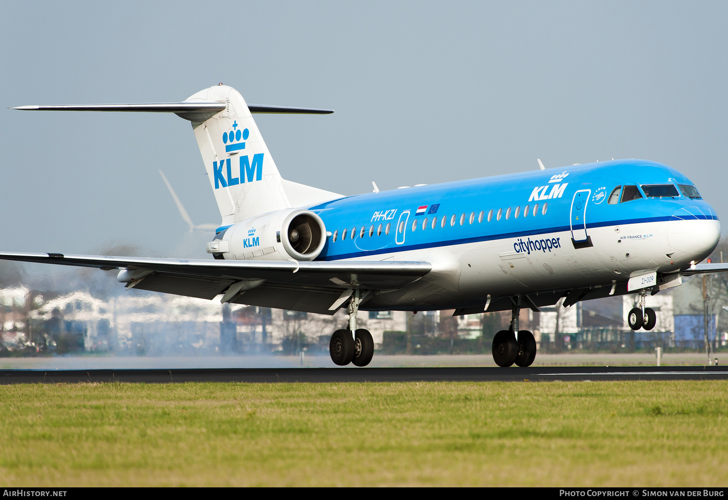 Aircraft Photo of PH-KZI | Fokker 70 (F28-0070) | KLM Cityhopper | AirHistory.net #423426