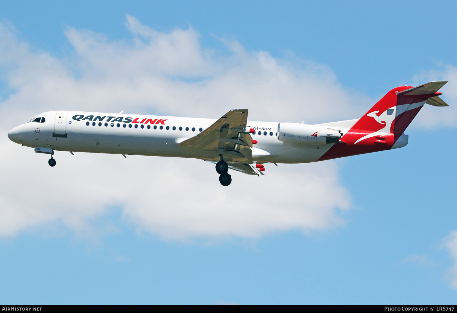 Aircraft Photo of VH-NHM | Fokker 100 (F28-0100) | QantasLink | AirHistory.net #423433
