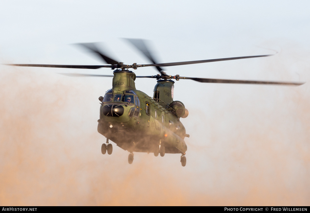 Aircraft Photo of D-667 | Boeing CH-47D Chinook (414) | Netherlands - Air Force | AirHistory.net #423445