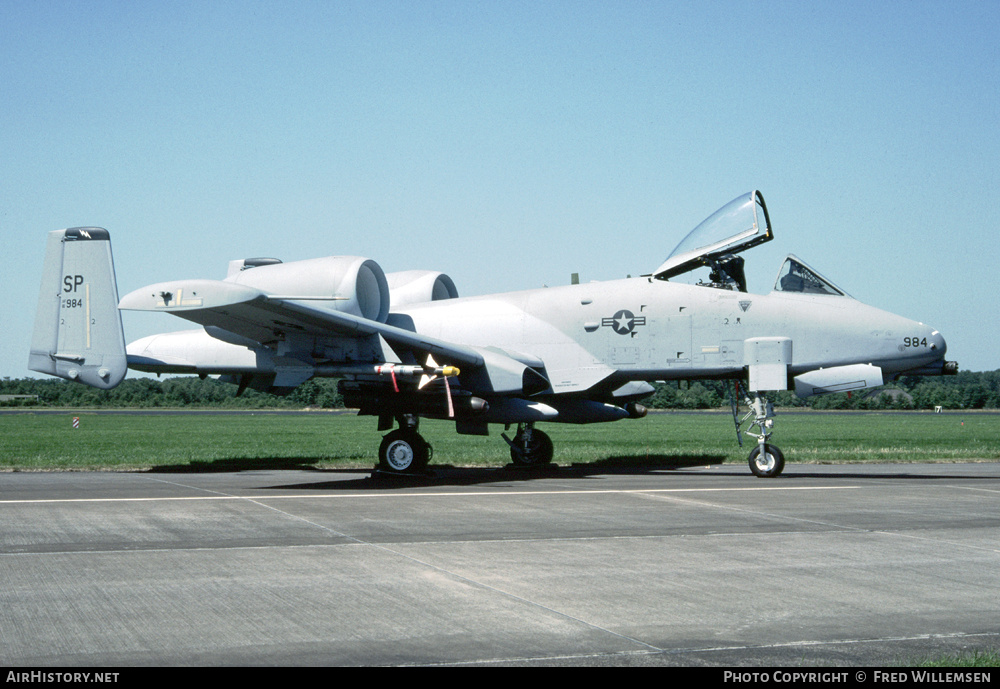 Aircraft Photo of 81-0984 / AF81-984 | Fairchild A-10A Thunderbolt II | USA - Air Force | AirHistory.net #423450