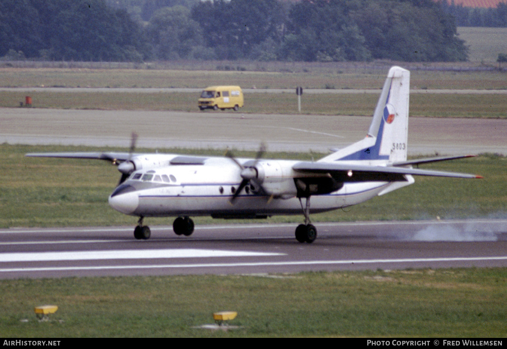 Aircraft Photo of 5803 | Antonov An-24V | Czechia - Air Force | AirHistory.net #423469