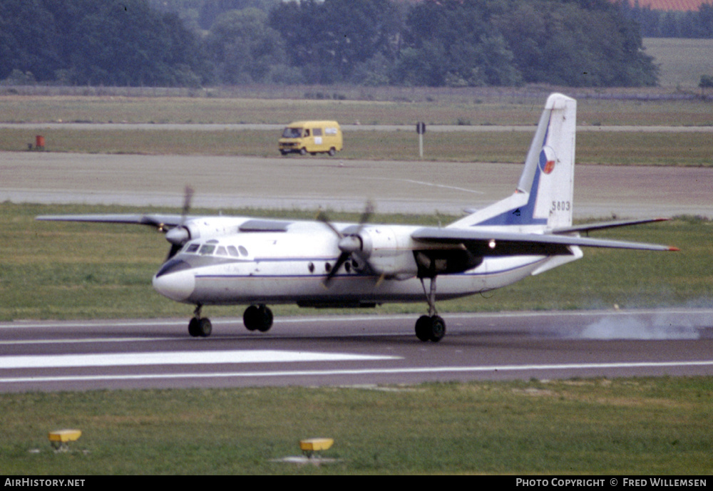 Aircraft Photo of 5803 | Antonov An-24V | Czechia - Air Force | AirHistory.net #423469