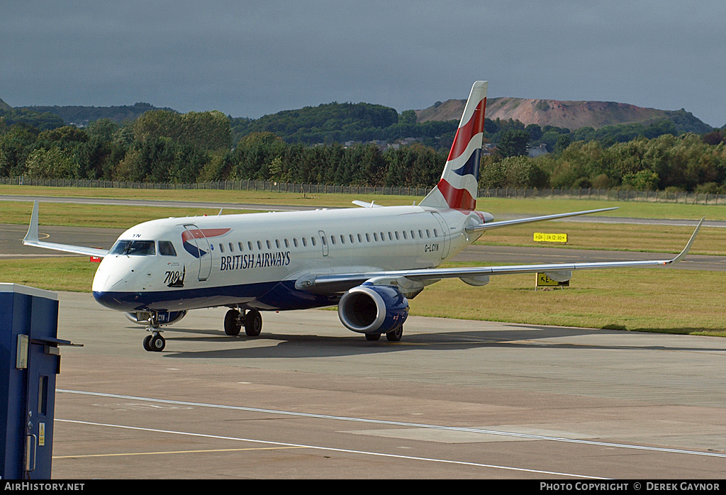 Aircraft Photo of G-LCYN | Embraer 190SR (ERJ-190-100SR) | British Airways | AirHistory.net #423479