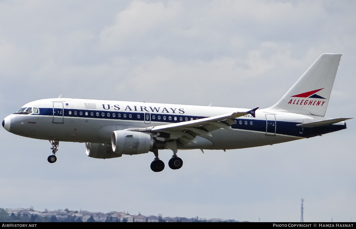 Aircraft Photo of N745VJ | Airbus A319-112 | US Airways | Allegheny Airlines | AirHistory.net #423489
