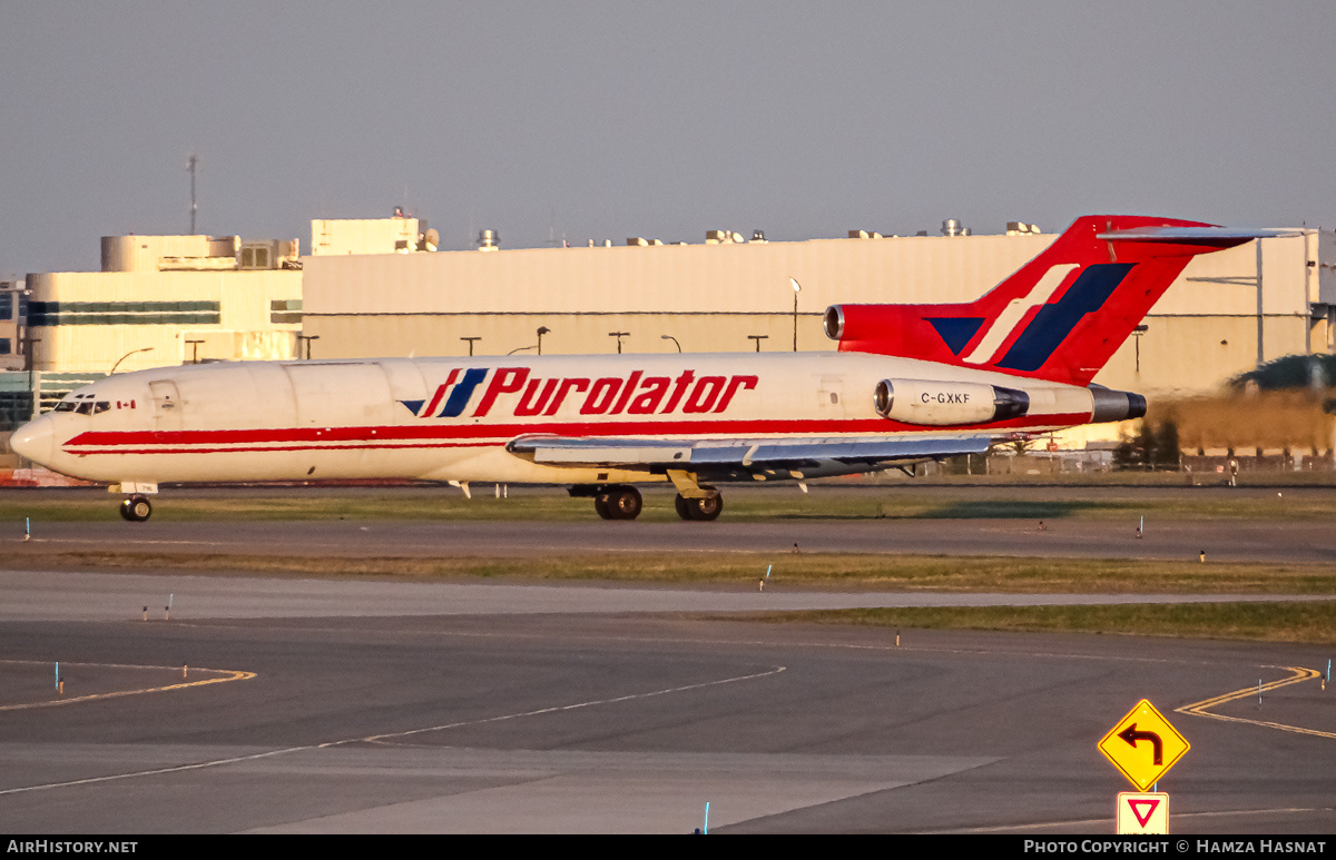 Aircraft Photo of C-GXKF | Boeing 727-243/Adv(F) | Purolator Courier | AirHistory.net #423490