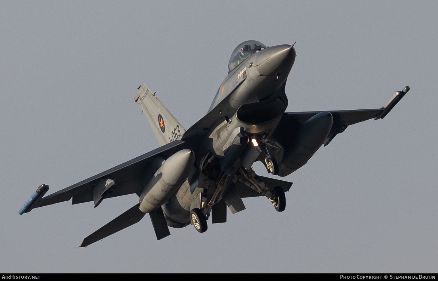 Aircraft Photo of J-063 | General Dynamics F-16AM Fighting Falcon | Netherlands - Air Force | AirHistory.net #423519
