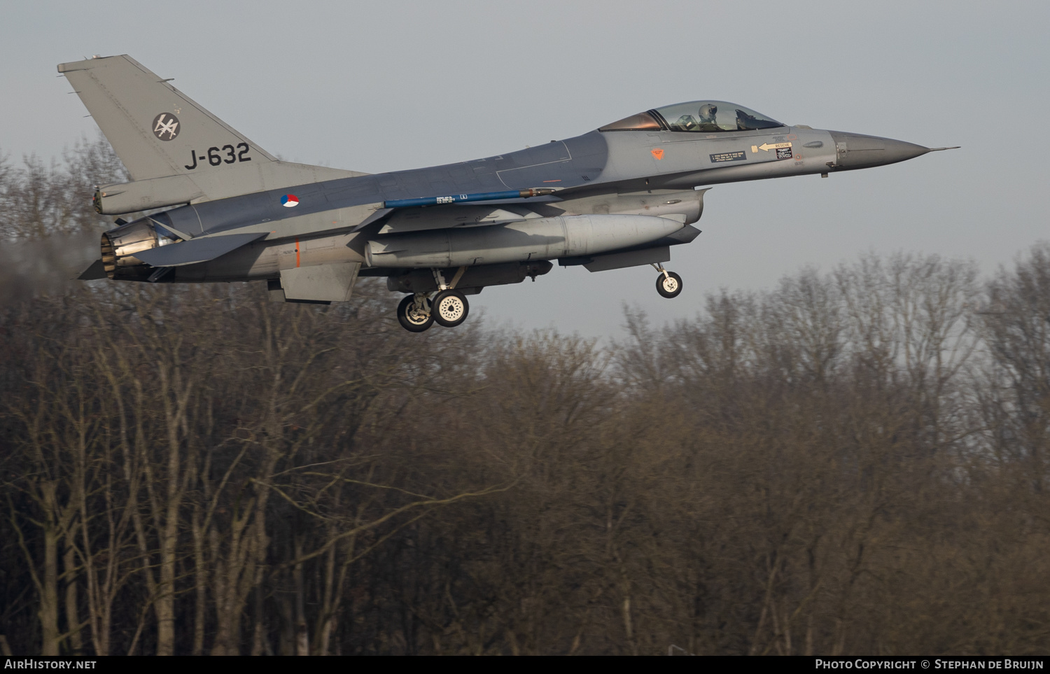 Aircraft Photo of J-632 | General Dynamics F-16AM Fighting Falcon | Netherlands - Air Force | AirHistory.net #423525
