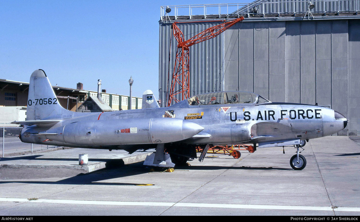 Aircraft Photo of 57-562 / 0-70562 | Lockheed T-33A | USA - Air Force | AirHistory.net #423533