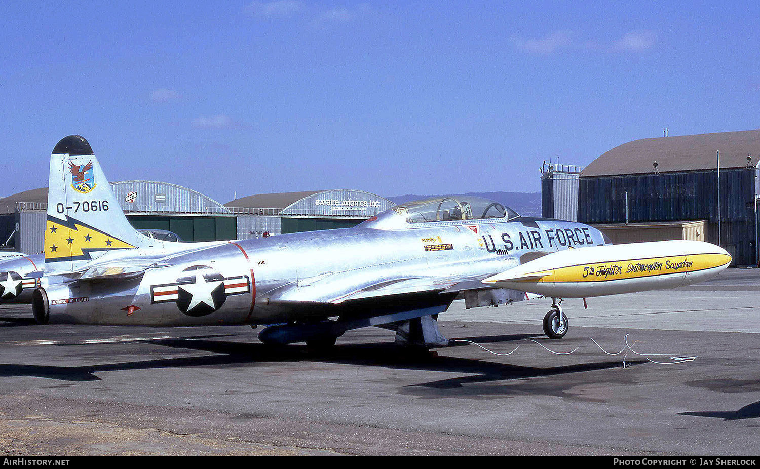 Aircraft Photo of 57-616 / 0-70616 | Lockheed T-33A | USA - Air Force | AirHistory.net #423539