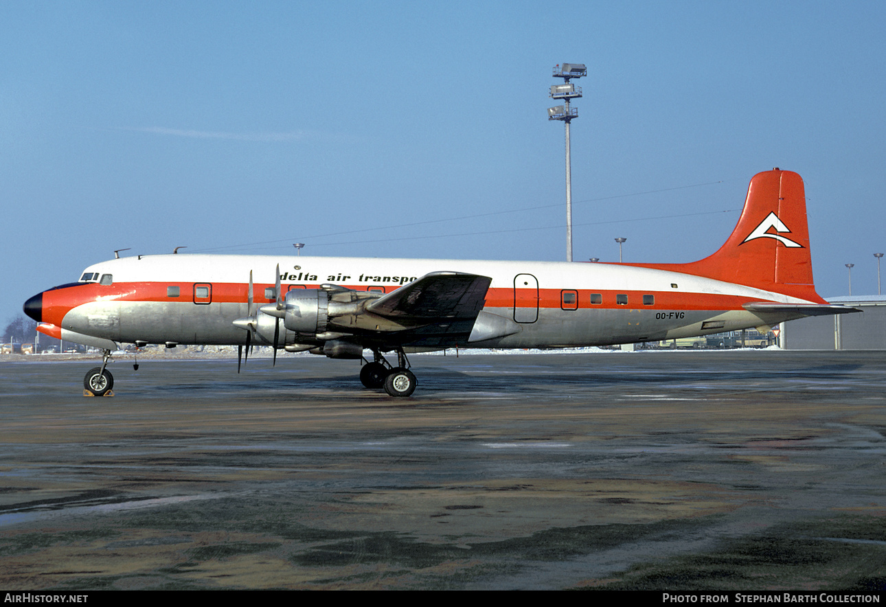 Aircraft Photo of OO-FVG | Douglas DC-6B | Delta Air Transport - DAT | AirHistory.net #423581