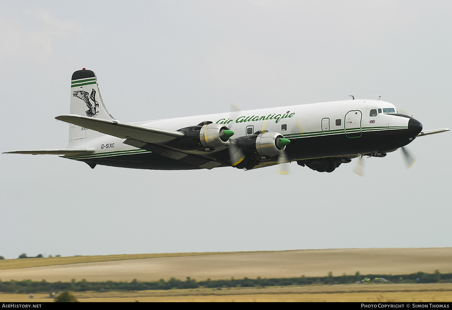 Aircraft Photo of G-SIXC | Douglas DC-6B(C) | Air Atlantique | AirHistory.net #423597