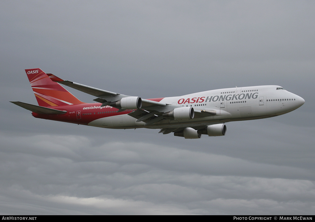 Aircraft Photo of B-LFC | Boeing 747-481 | Oasis Hong Kong Airlines | AirHistory.net #423600