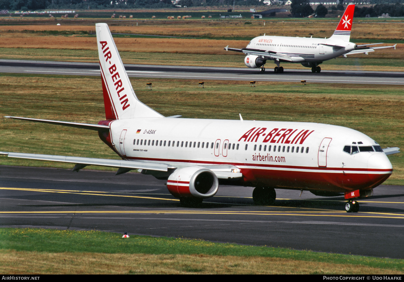 Aircraft Photo of D-ABAK | Boeing 737-46J | Air Berlin | AirHistory.net #423615