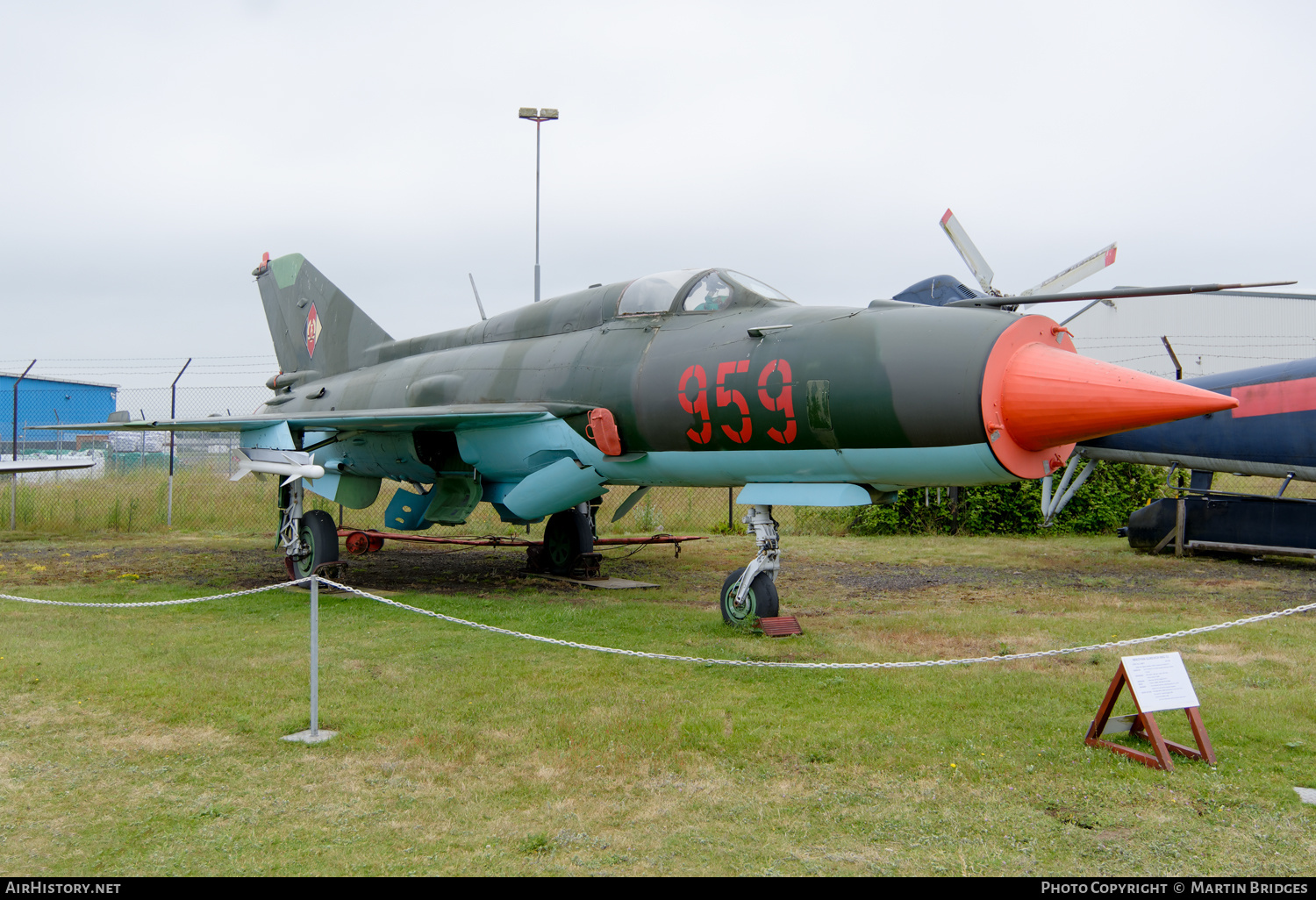 Aircraft Photo of 959 | Mikoyan-Gurevich MiG-21SPS-K | East Germany - Air Force | AirHistory.net #423624