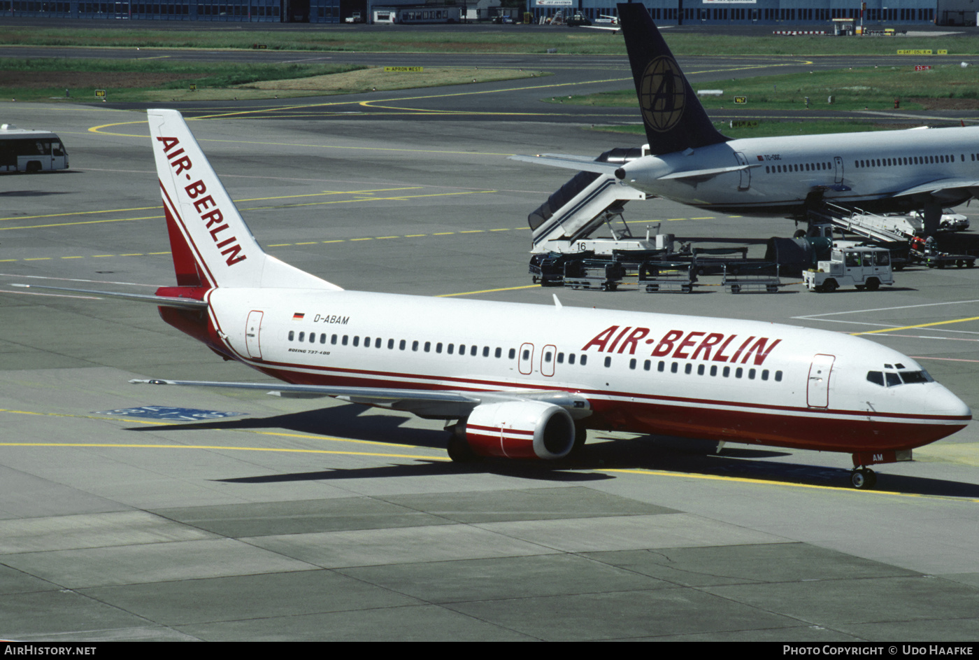 Aircraft Photo of D-ABAM | Boeing 737-46J | Air Berlin | AirHistory.net #423632