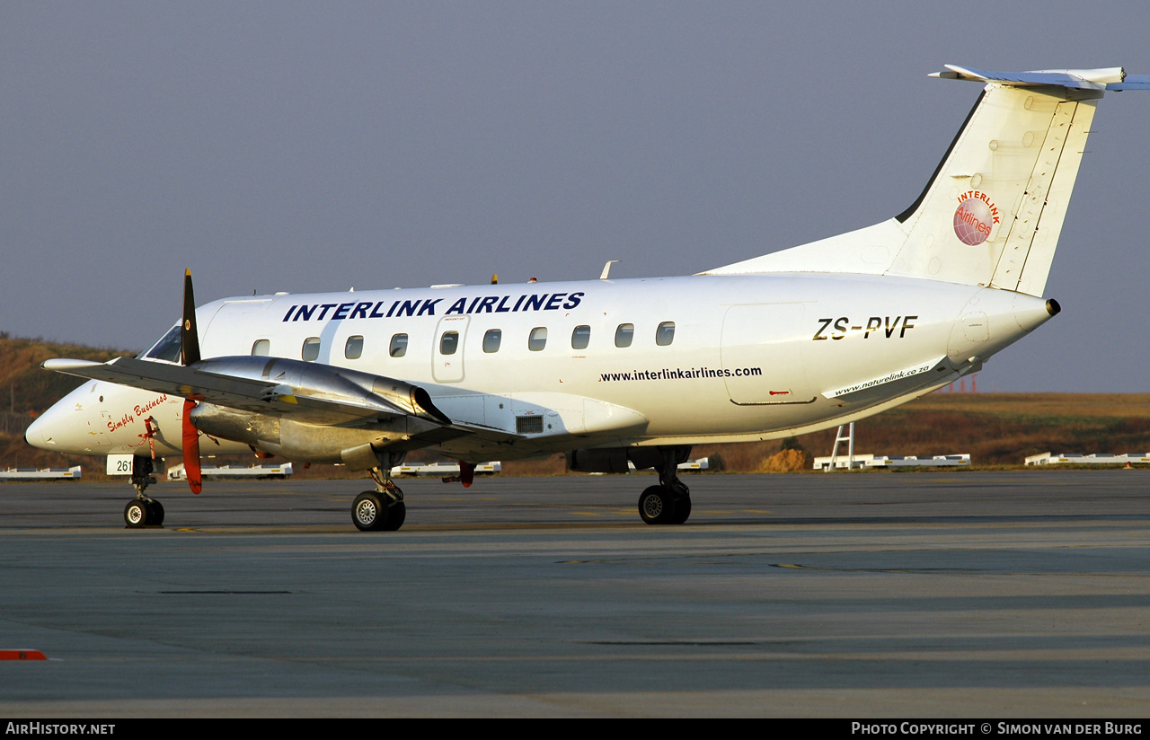 Aircraft Photo of ZS-PVF | Embraer EMB-120 Brasilia | Interlink Airlines | AirHistory.net #423654