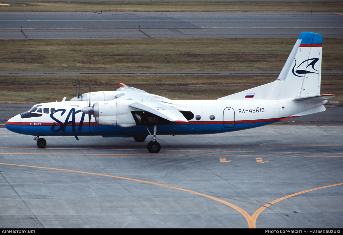 Aircraft Photo of RA-46618 | Antonov An-24RV | SAT Airlines | AirHistory.net #423665