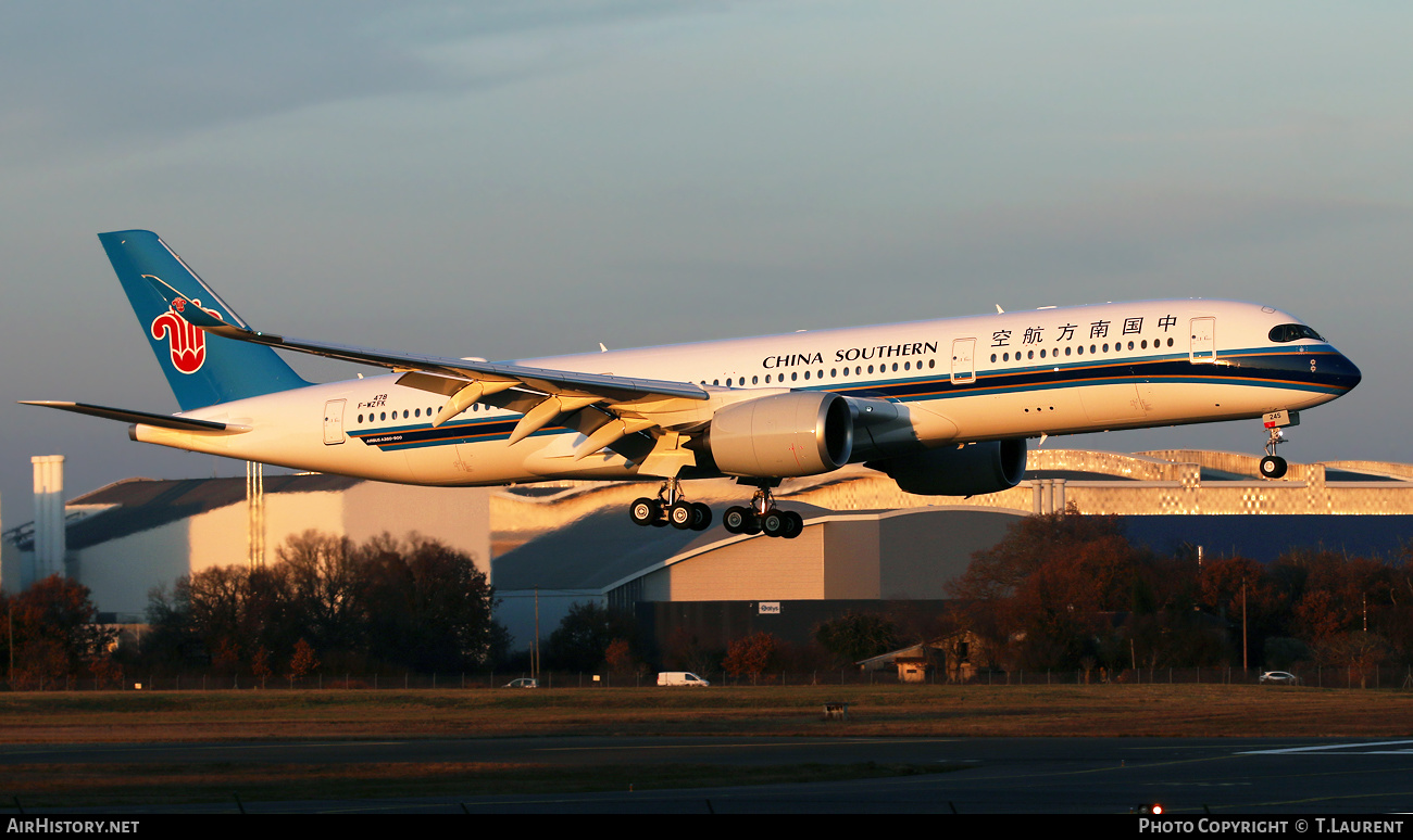 Aircraft Photo of F-WZFK | Airbus A350-941 | China Southern Airlines | AirHistory.net #423674