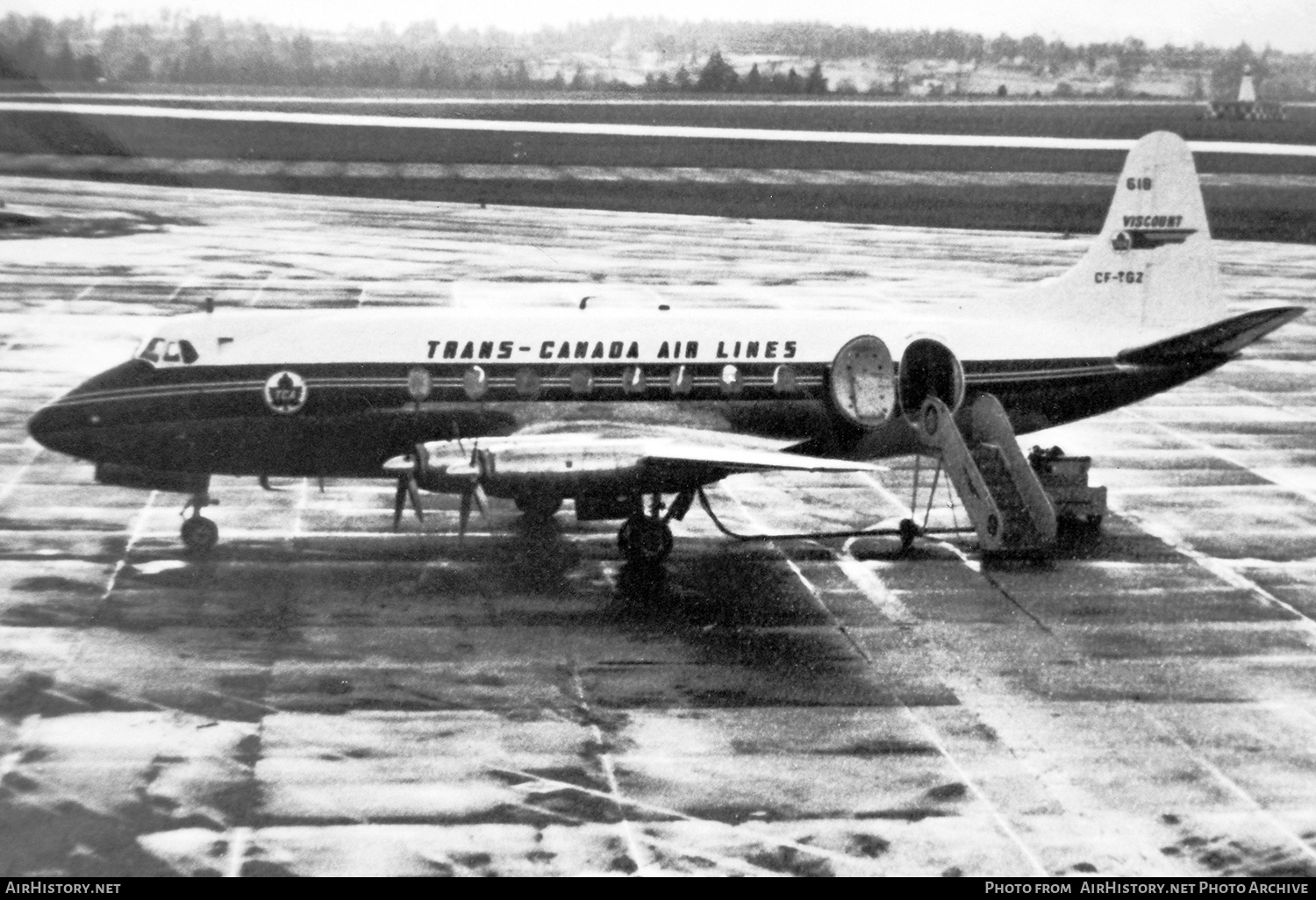 Aircraft Photo of CF-TGZ | Vickers 757 Viscount | Trans-Canada Air Lines - TCA | AirHistory.net #423703