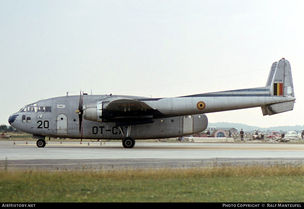 Aircraft Photo of CP-20 | Fairchild C-119G Flying Boxcar | Belgium - Air Force | AirHistory.net #423718