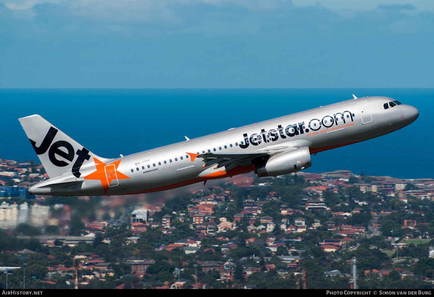 Aircraft Photo of VH-VFF | Airbus A320-232 | Jetstar Airways | AirHistory.net #423741
