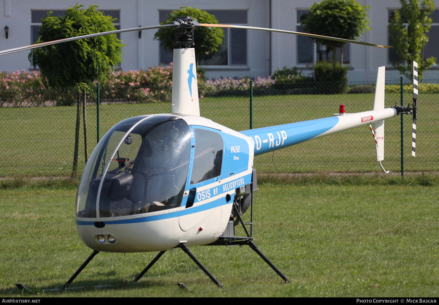 Aircraft Photo of OO-RJP | Robinson R-22 Beta | Osis Helicopters | AirHistory.net #423772