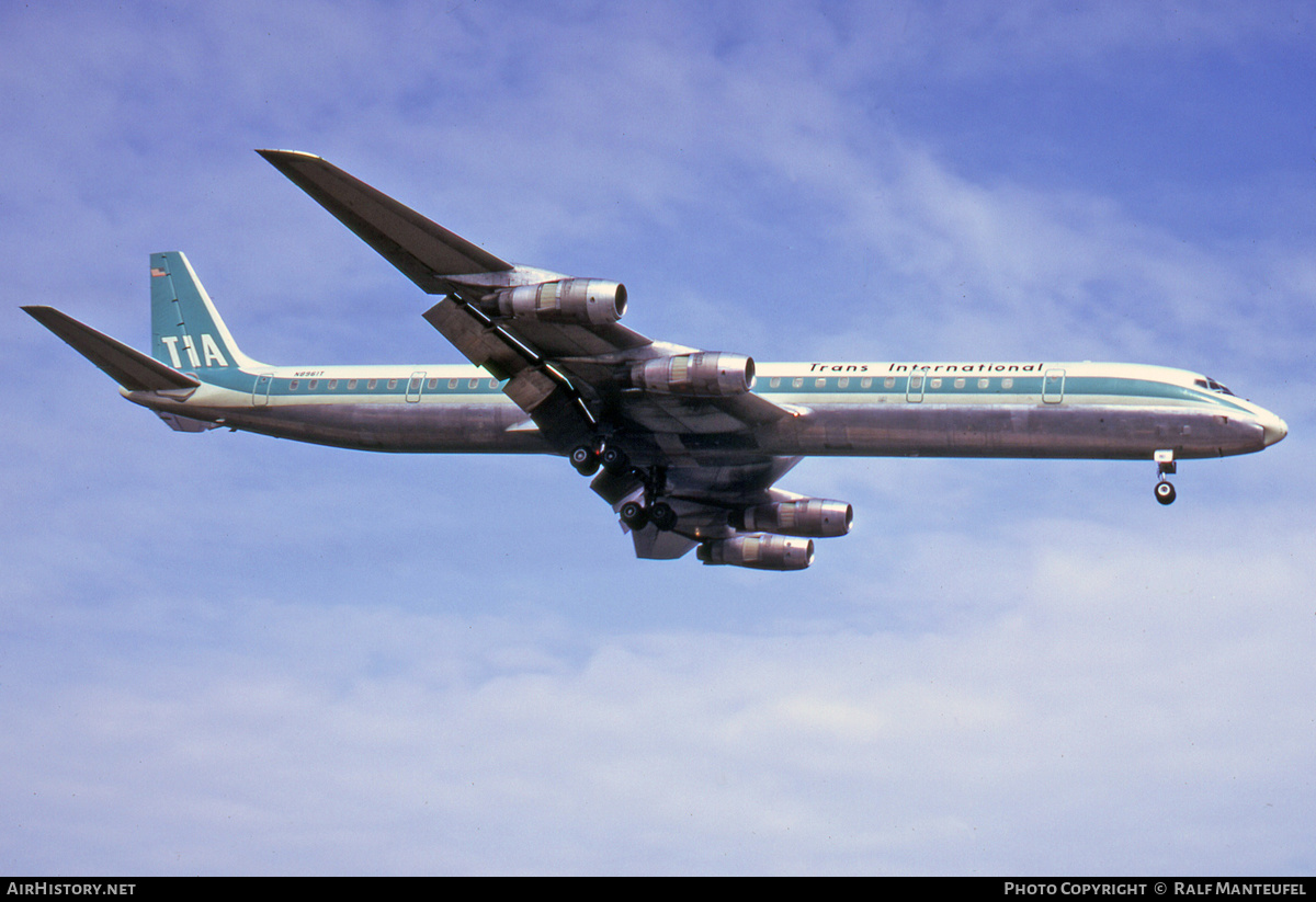 Aircraft Photo of N8961T | McDonnell Douglas DC-8-61CF | Trans International Airlines - TIA | AirHistory.net #423781