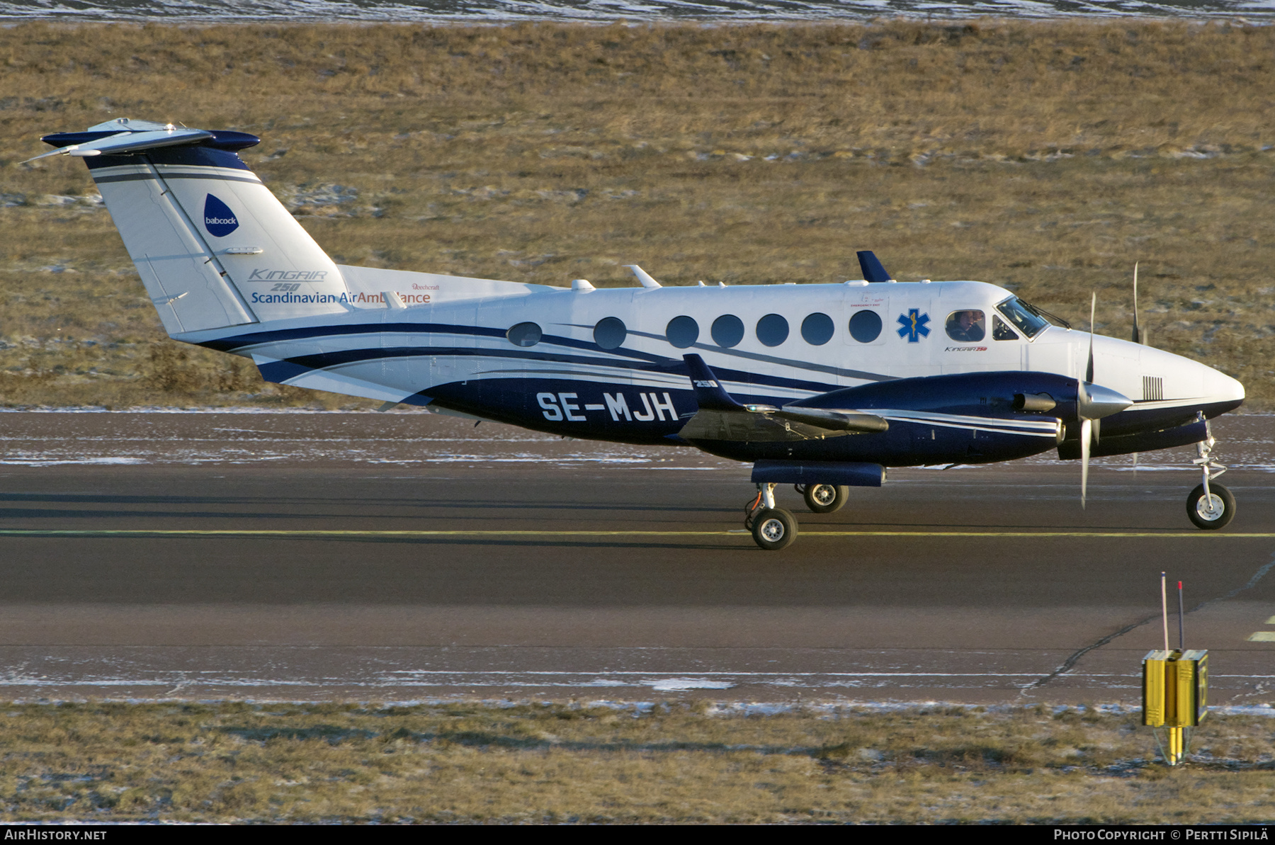 Aircraft Photo of SE-MJH | Beechcraft 250 King Air (200GT) | Scandinavian Air Ambulance - SAA | AirHistory.net #423820