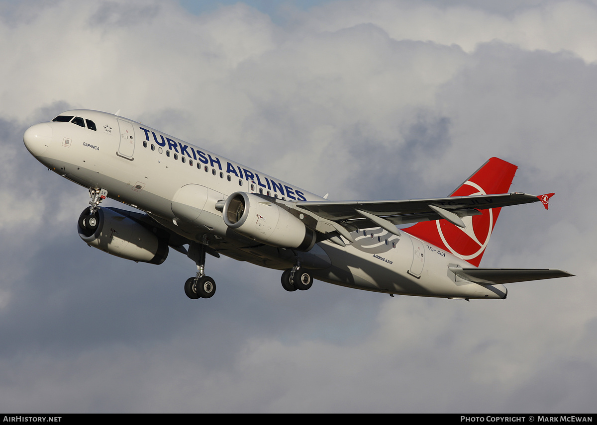 Aircraft Photo of TC-JLV | Airbus A319-132 | Turkish Airlines | AirHistory.net #423823