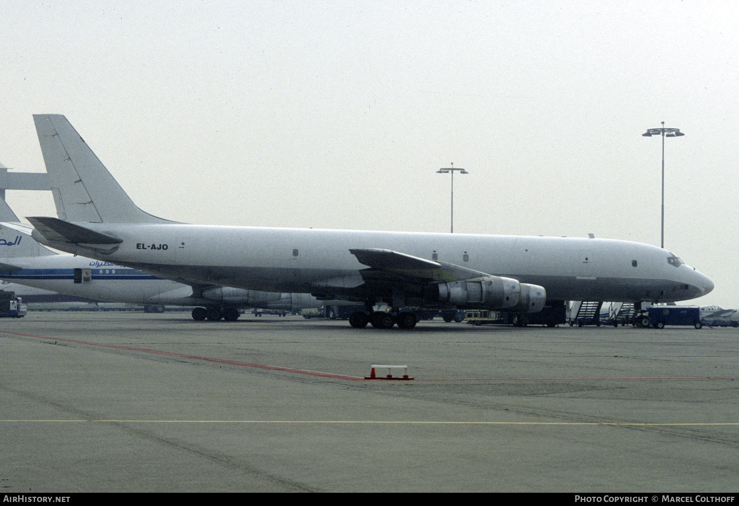 Aircraft Photo of EL-AJO | Douglas DC-8-55(F) | AirHistory.net #423828