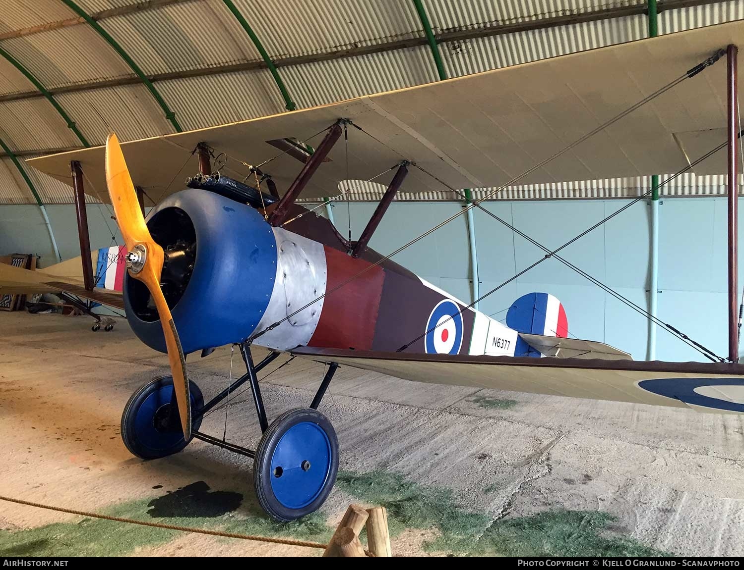 Aircraft Photo of G-BPOB / N6377 | Sopwith Camel (replica) | UK - Air Force | AirHistory.net #423856