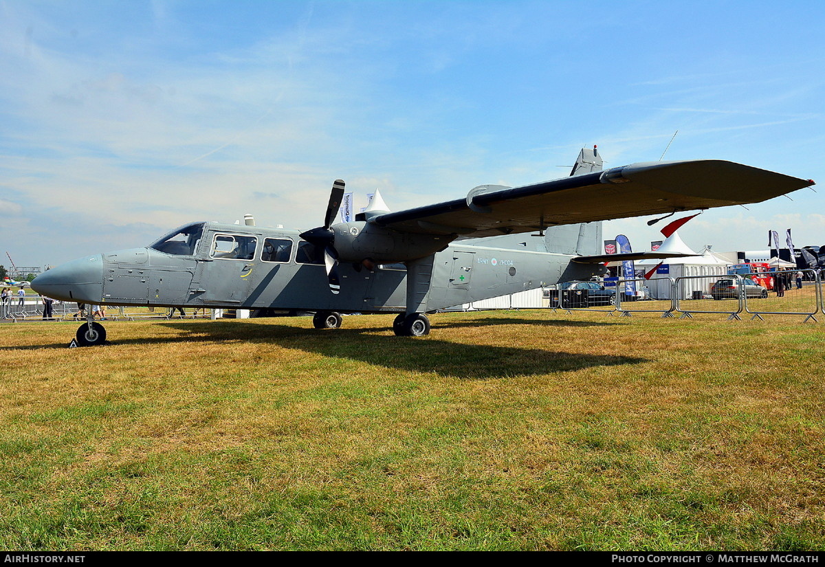 Aircraft Photo of ZH004 | Britten-Norman BN-2T-4S Defender T3 | UK - Army | AirHistory.net #423865