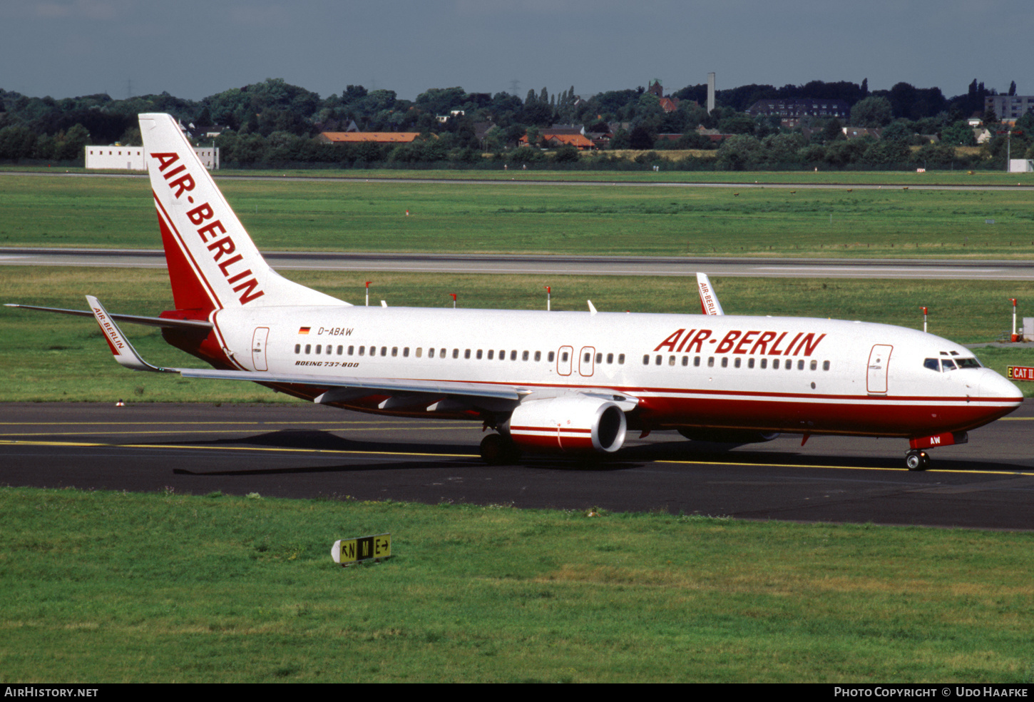 Aircraft Photo of D-ABAW | Boeing 737-86J | Air Berlin | AirHistory.net #423900