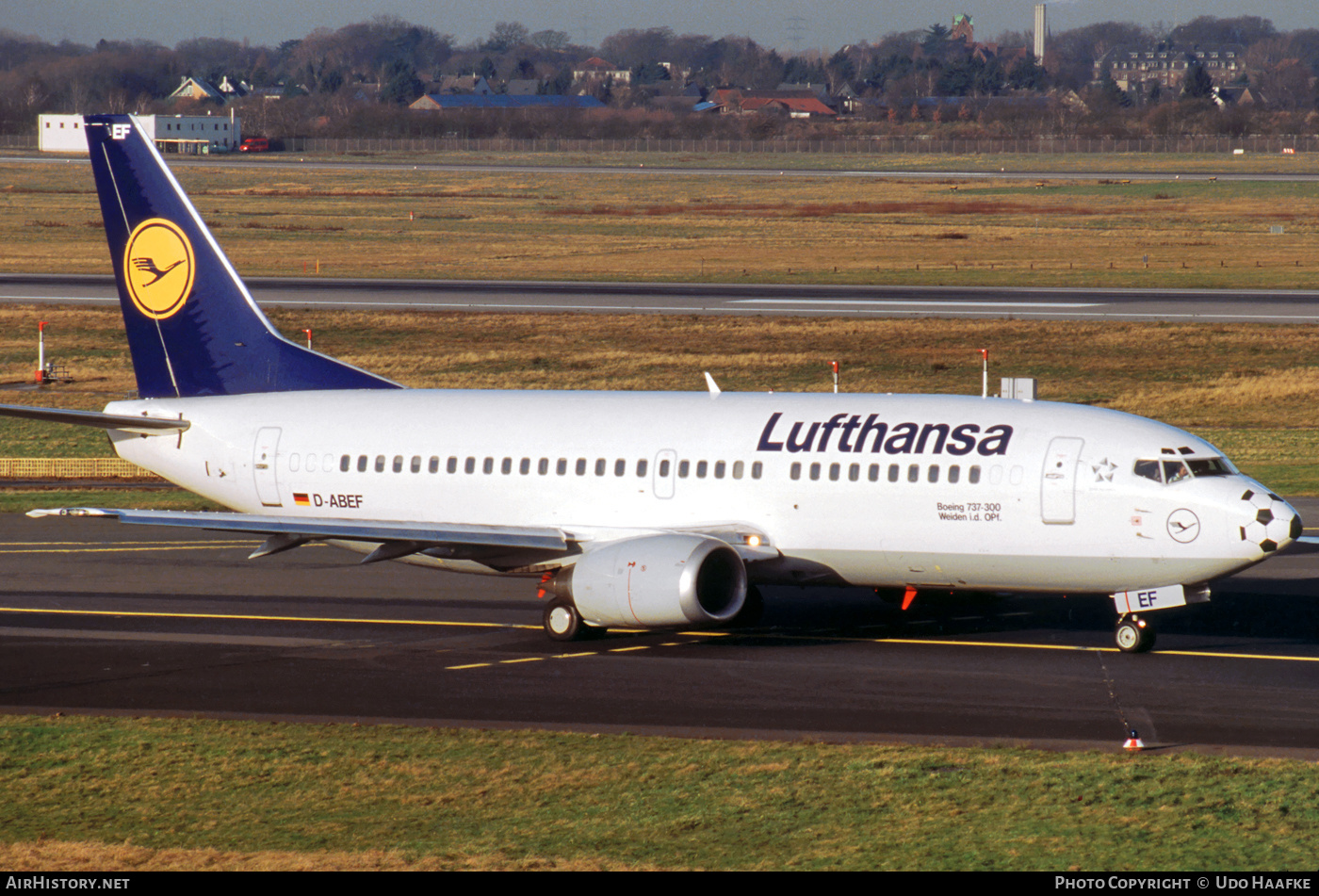Aircraft Photo of D-ABEF | Boeing 737-330 | Lufthansa | AirHistory.net #423906