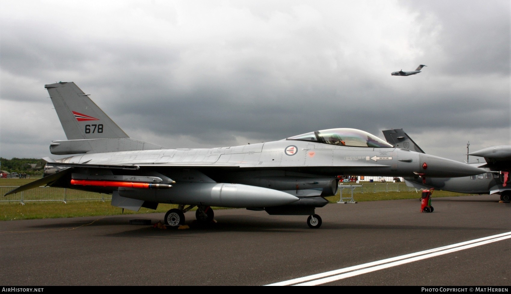 Aircraft Photo of 678 | General Dynamics F-16AM Fighting Falcon | Norway - Air Force | AirHistory.net #423914