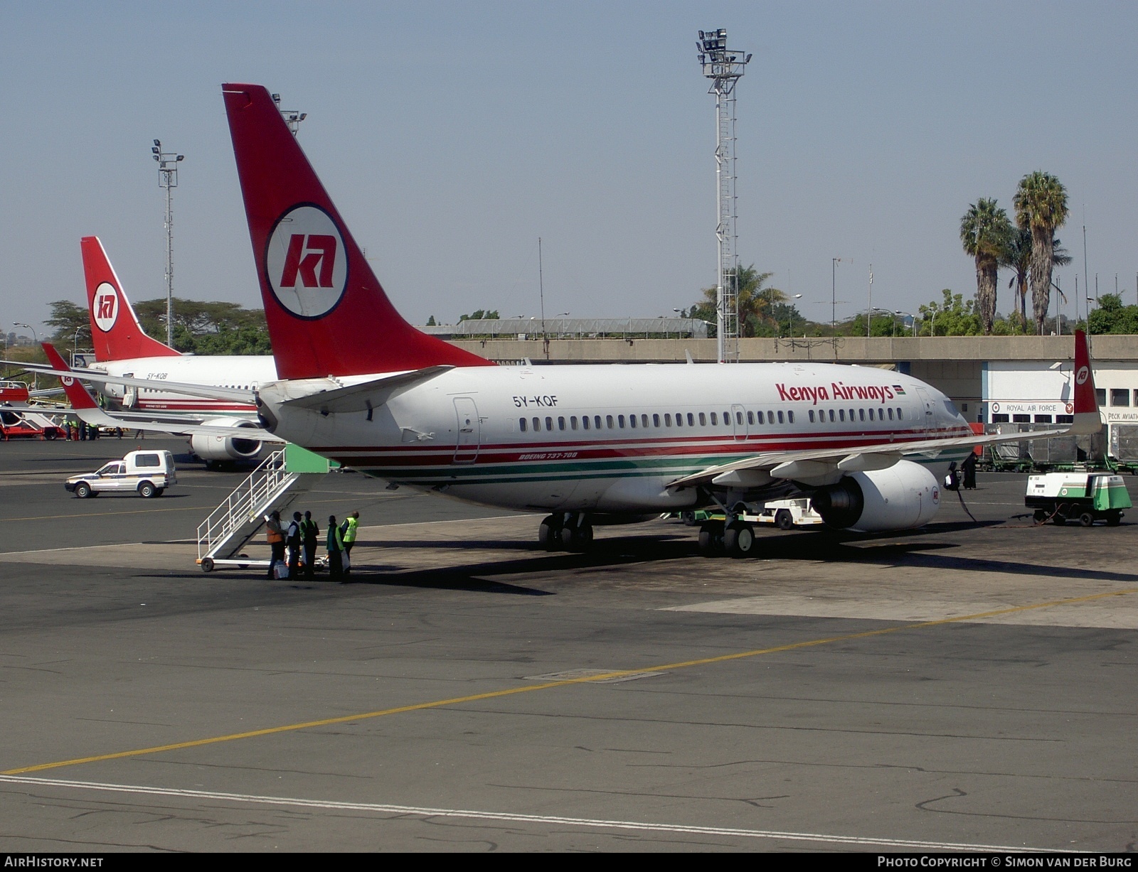 Aircraft Photo of 5Y-KQF | Boeing 737-76N | Kenya Airways | AirHistory.net #423955