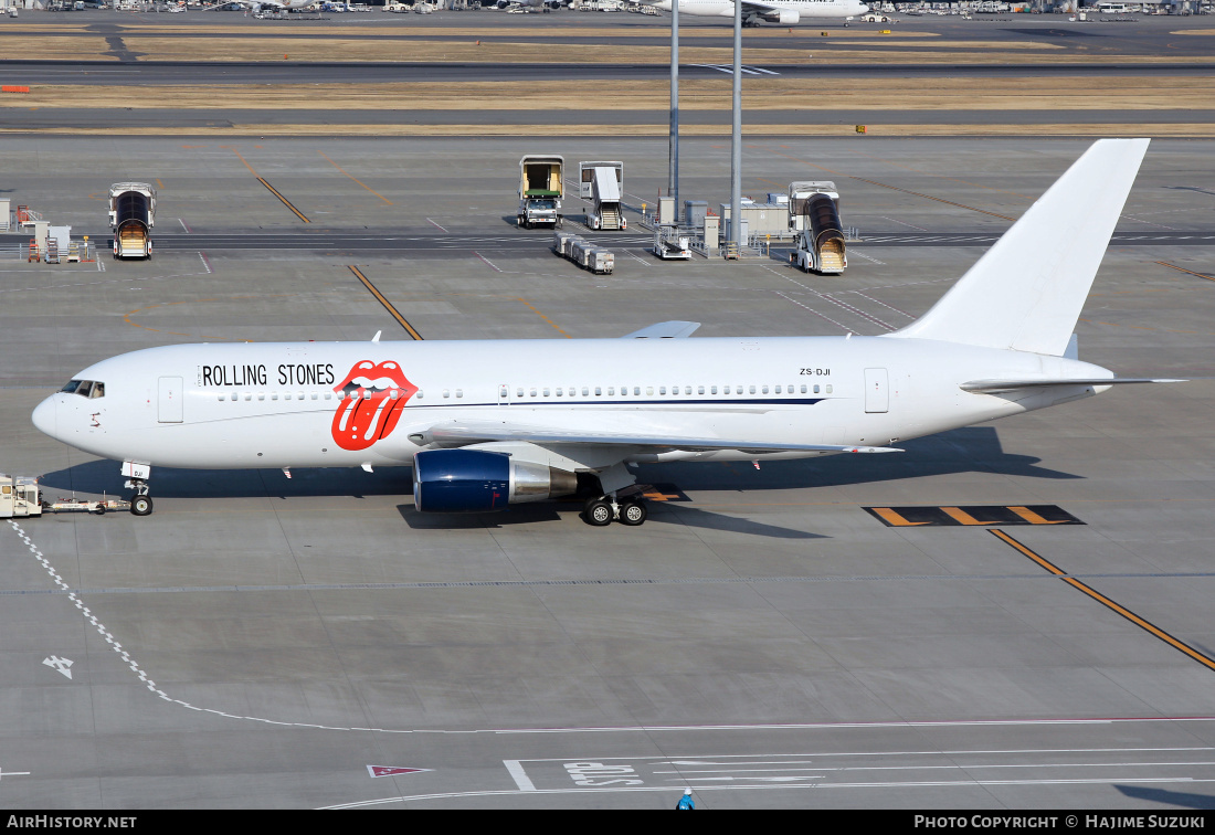 Aircraft Photo of ZS-DJI | Boeing 767-216/ER | The Rolling Stones | AirHistory.net #423956