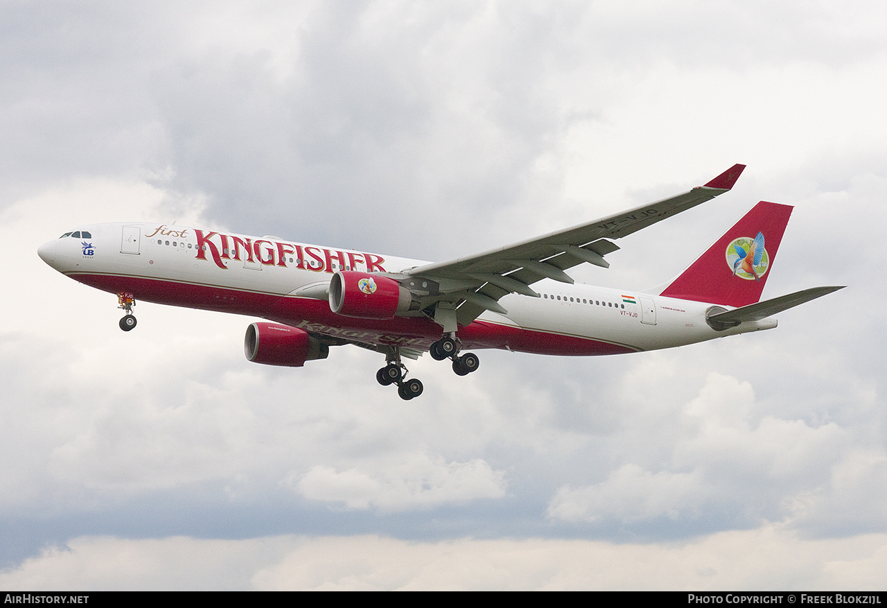 Aircraft Photo of VT-VJO | Airbus A330-223 | Kingfisher Airlines | AirHistory.net #424020