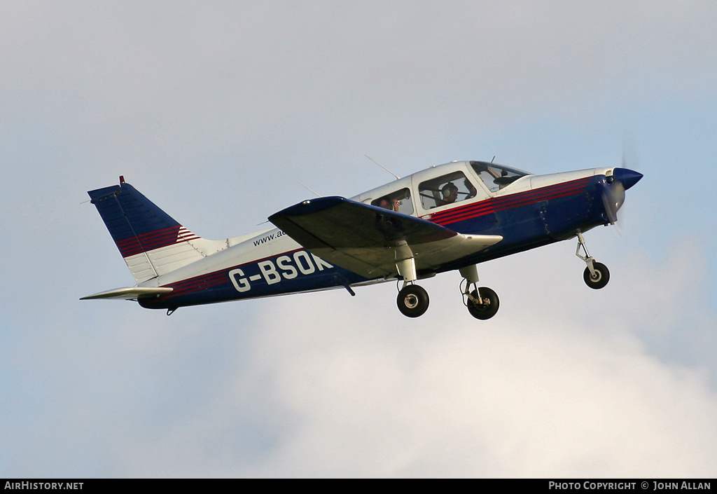 Aircraft Photo of G-BSOK | Piper PA-28-161 Cherokee Warrior II | AirHistory.net #424030