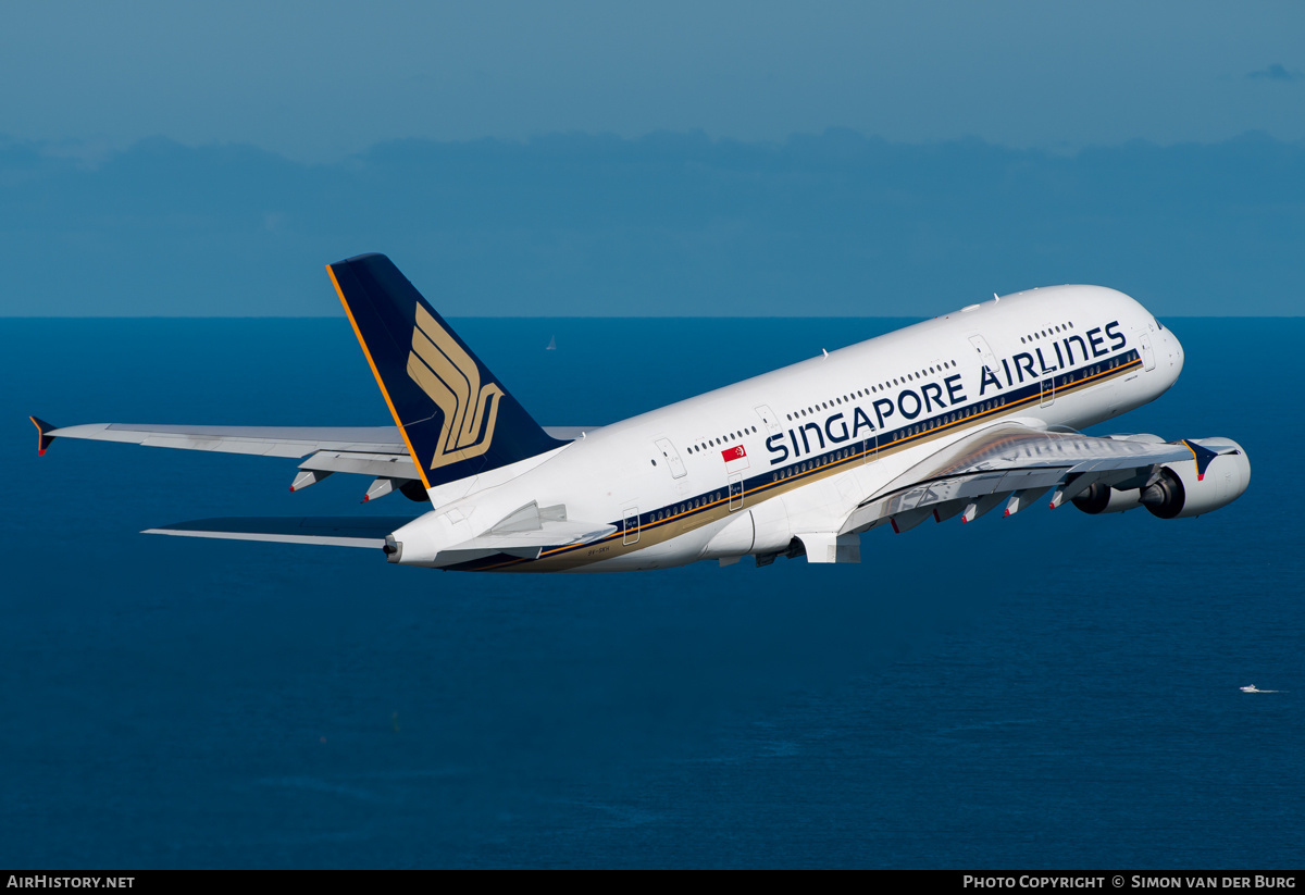 Aircraft Photo of 9V-SKH | Airbus A380-841 | Singapore Airlines | AirHistory.net #424049