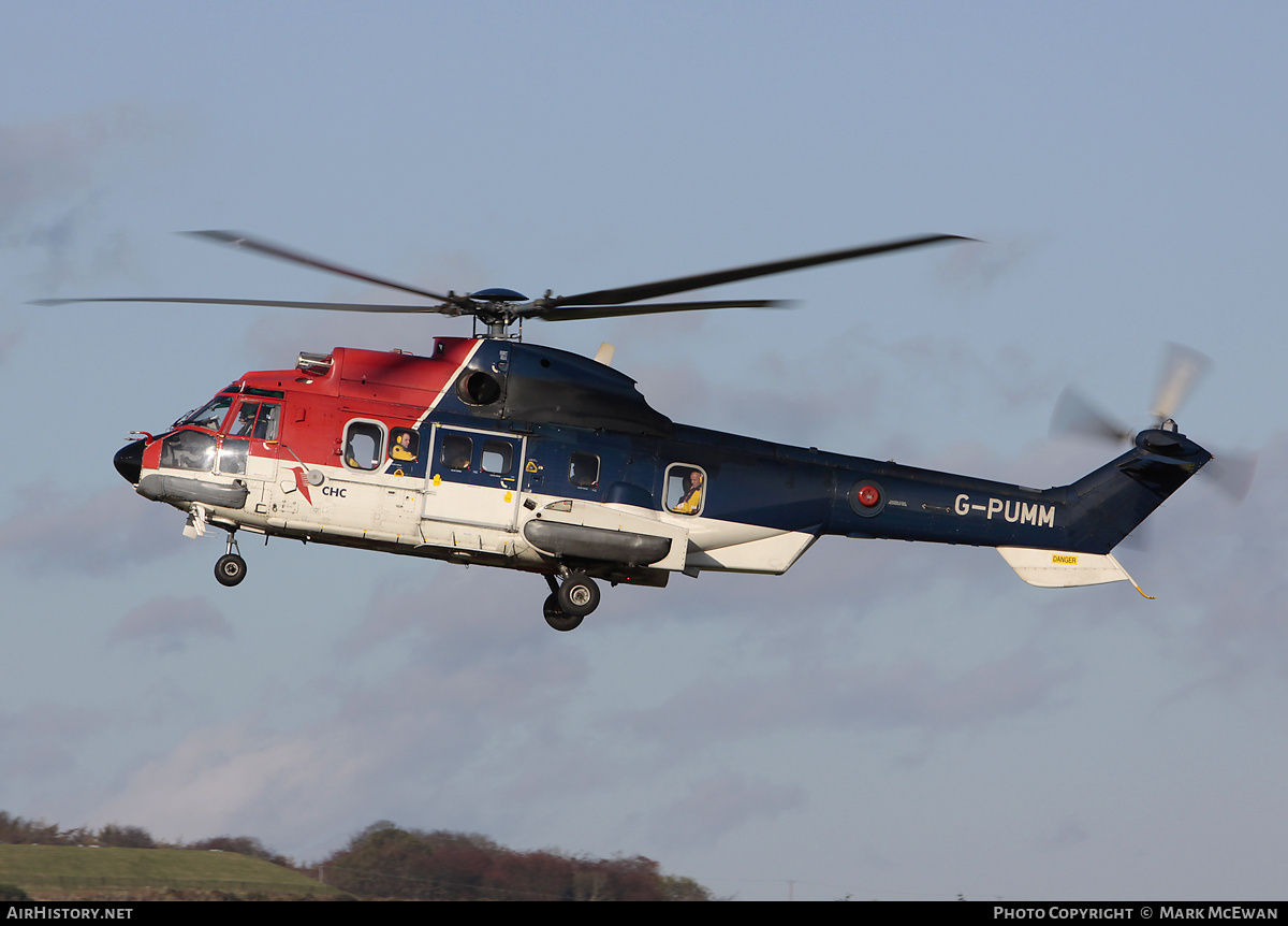 Aircraft Photo of G-PUMM | Eurocopter AS-332L2 Super Puma Mk2 | CHC Helicopters | AirHistory.net #424080