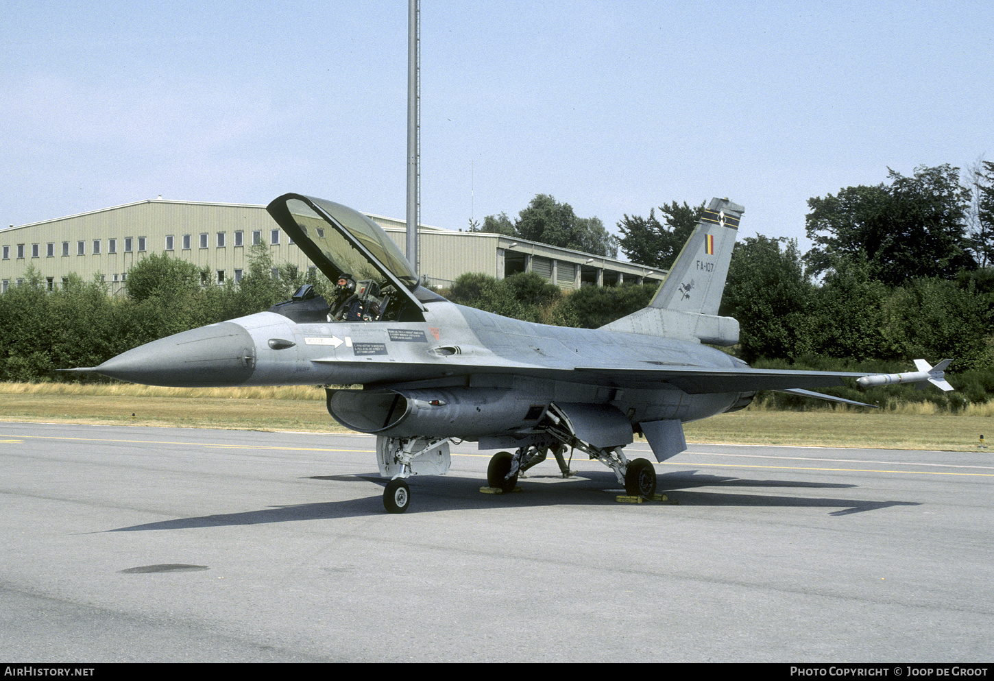 Aircraft Photo of FA107 | General Dynamics F-16A Fighting Falcon | Belgium - Air Force | AirHistory.net #424115